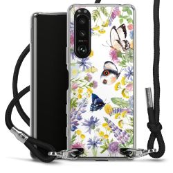 Carry Case Transparent Fabric black/silver