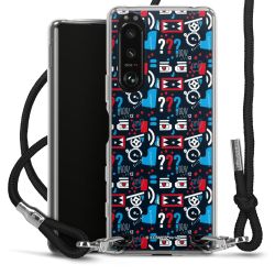 Carry Case Stoff schwarz/silber