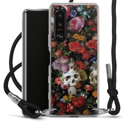 Carry Case Transparent Fabric black/silver