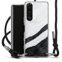 Carry Case Transparent Fabric black/silver