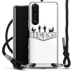 Carry Case Transparent Fabric black/silver