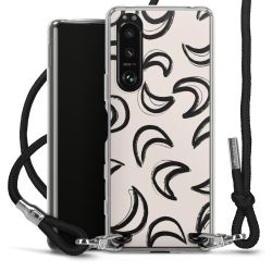 Carry Case Transparent Fabric black/silver