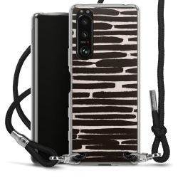 Carry Case Transparent Fabric black/silver