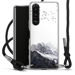 Carry Case Transparent Fabric black/silver