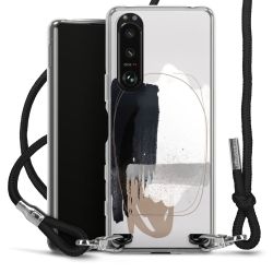 Carry Case Transparent Fabric black/silver