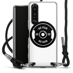 Carry Case Transparent Fabric black/silver