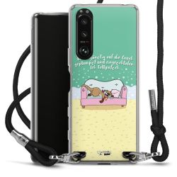 Carry Case Stoff schwarz/silber