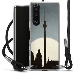 Carry Case Transparent Fabric black/silver