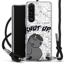 Carry Case Stoff schwarz/silber