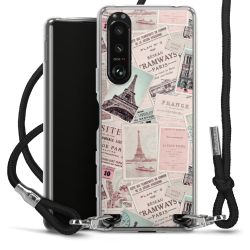 Carry Case Transparent Fabric black/silver