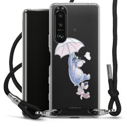 New Carry Case Transparent Stoff schwarz/silber