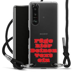 Carry Case Stoff schwarz/silber