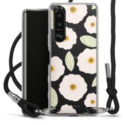 New Carry Case Transparent Stoff schwarz/silber