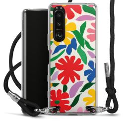 New Carry Case Transparent Stoff schwarz/silber