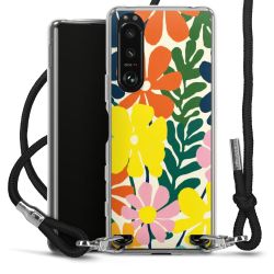 New Carry Case Transparent Stoff schwarz/silber