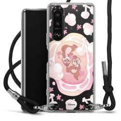 New Carry Case Transparent Stoff schwarz/silber