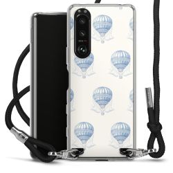 New Carry Case Transparent Stoff schwarz/silber