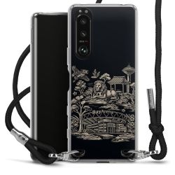 Carry Case Stoff schwarz/silber