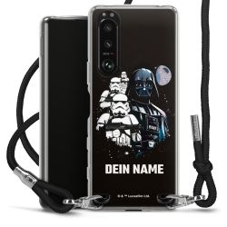 New Carry Case Transparent Stoff schwarz/silber