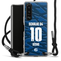 New Carry Case Transparent Stoff schwarz/silber