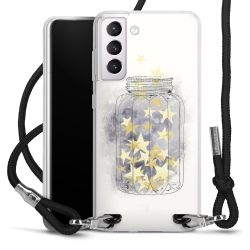 Carry Case Transparent Fabric black/silver