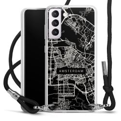 Carry Case Transparent Fabric black/silver