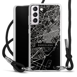 Carry Case Transparent Fabric black/silver