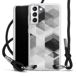 Carry Case Transparent Fabric black/silver