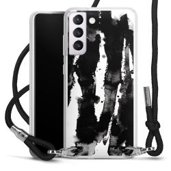 Carry Case Transparent Fabric black/silver