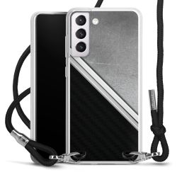 Carry Case Transparent Fabric black/silver