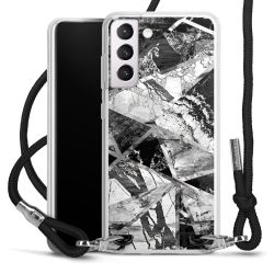 Carry Case Transparent Fabric black/silver