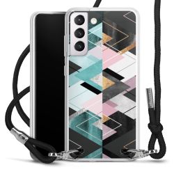 Carry Case Transparent Fabric black/silver