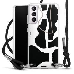 Carry Case Transparent Fabric black/silver