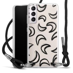 Carry Case Transparent Fabric black/silver