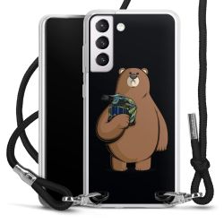 Carry Case Stoff schwarz/silber