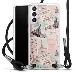 Carry Case Transparent Fabric black/silver