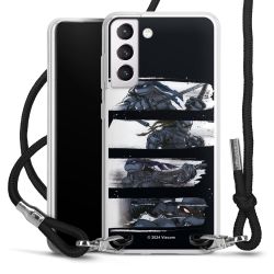 Carry Case Transparent Fabric black/silver