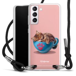 New Carry Case Transparent Stoff schwarz/silber