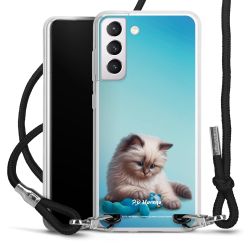 New Carry Case Transparent Stoff schwarz/silber