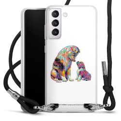 New Carry Case Transparent Stoff schwarz/silber