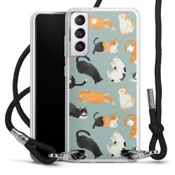 New Carry Case Transparent Stoff schwarz/silber