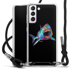 New Carry Case Transparent Stoff schwarz/silber