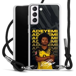 New Carry Case Transparent Stoff schwarz/silber