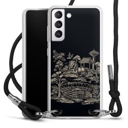 Carry Case Stoff schwarz/silber