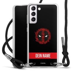 New Carry Case Transparent Stoff schwarz/silber