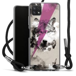 Carry Case Transparent Fabric black/silver