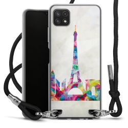 Carry Case Transparent Fabric black/silver