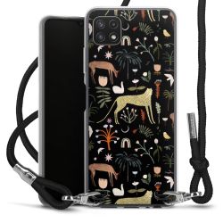 New Carry Case Transparent Stoff schwarz/silber