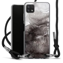 Carry Case Transparent Fabric black/silver