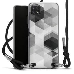 Carry Case Transparent Fabric black/silver